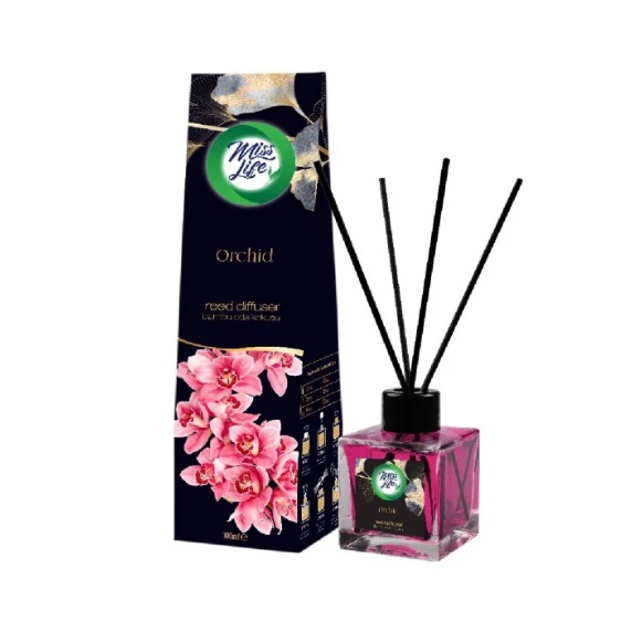 Miss Life Bamboo stick osviežovač 100ml Orchid - Plastobal