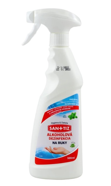 SANITIZ dezinfekcia s rozprašovačom 500ml - Upratovacie potreby | ***