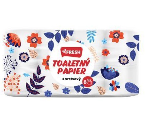 PAPIER TOALETNÝ FRESH 18m 8ks 2vrs. - Plastobal