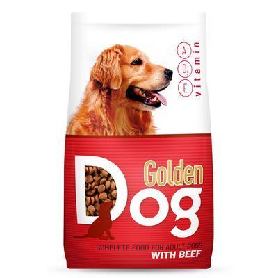GRANULE PES HOVÄDZIE 10kg GOLDEN DOG - Plastobal