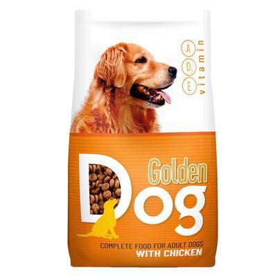 GRANULE PES HOVÄDZIE 3kg GOLDEN DOG - Plastobal
