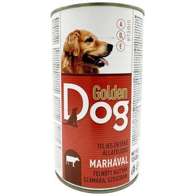 KONZERVA PES HOVÄDZIA 1240g GOLDEN DOG - Plastobal