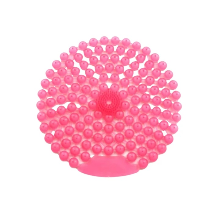 Vonné sitko do pisoára červené BUBBLE vôňa OCHUTENÉ JABLKO 1ks - Plastobal