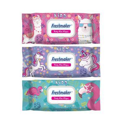 UTIERKY VLHČENÉ FRESH AIR HARMANČEK 100ks KLIP - Hygienické obrúsky a vreckovky | ***