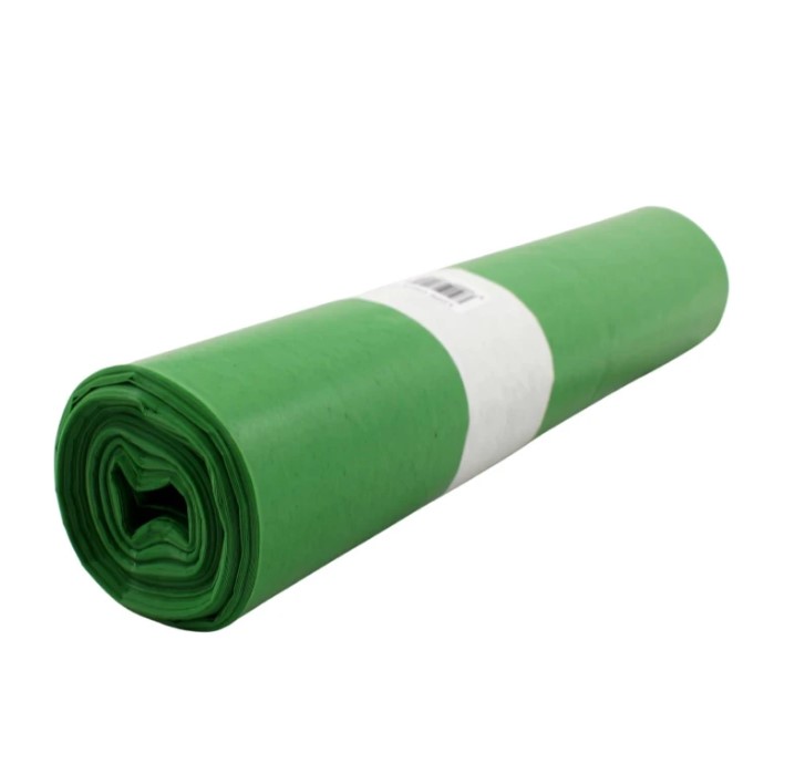 LDPE vrecia zelené 600x700/30mic 60L 25 ks - 31-60L | ***