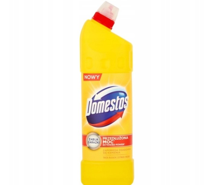 Domestos WC čistiaci gél 750 ml - CITRUS FRESH žltý - Plastobal
