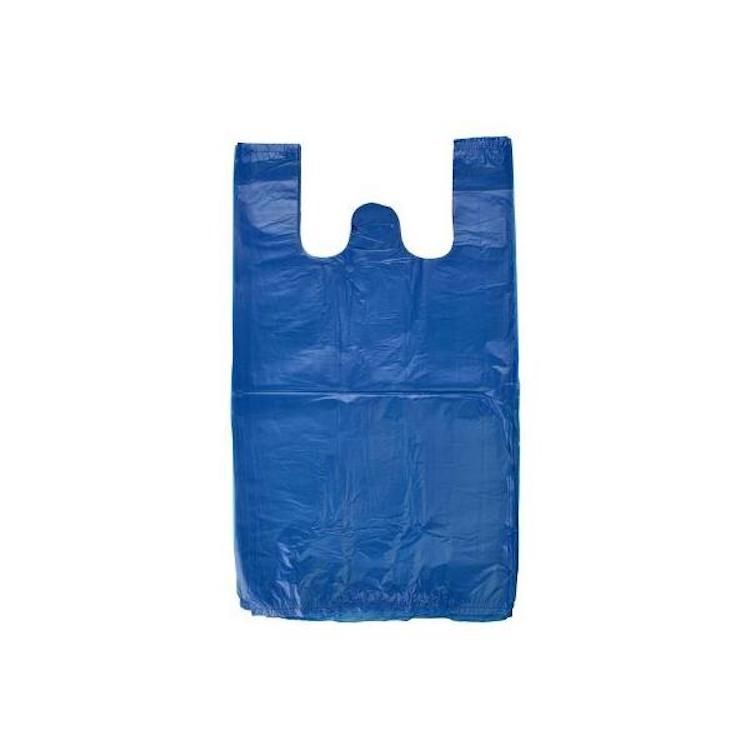 Taška HDPE MODRÁ PEVNÁ  17my 10kg 30+18x55cm /100ks  - Vrecia, sáčky a tašky | ***